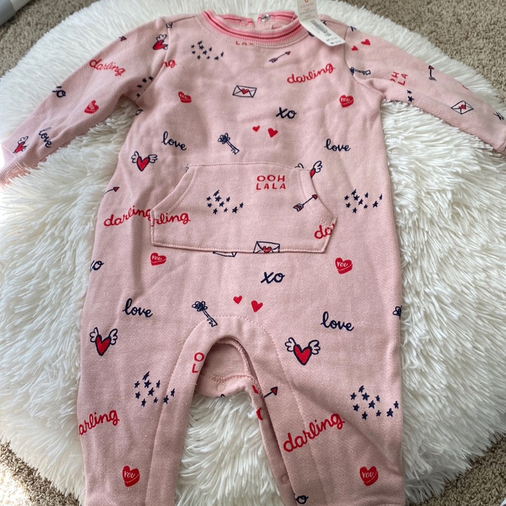 Gymboree baby girl overall 6-12 month